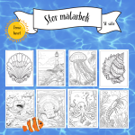 Havet stor målarbok - bild 1