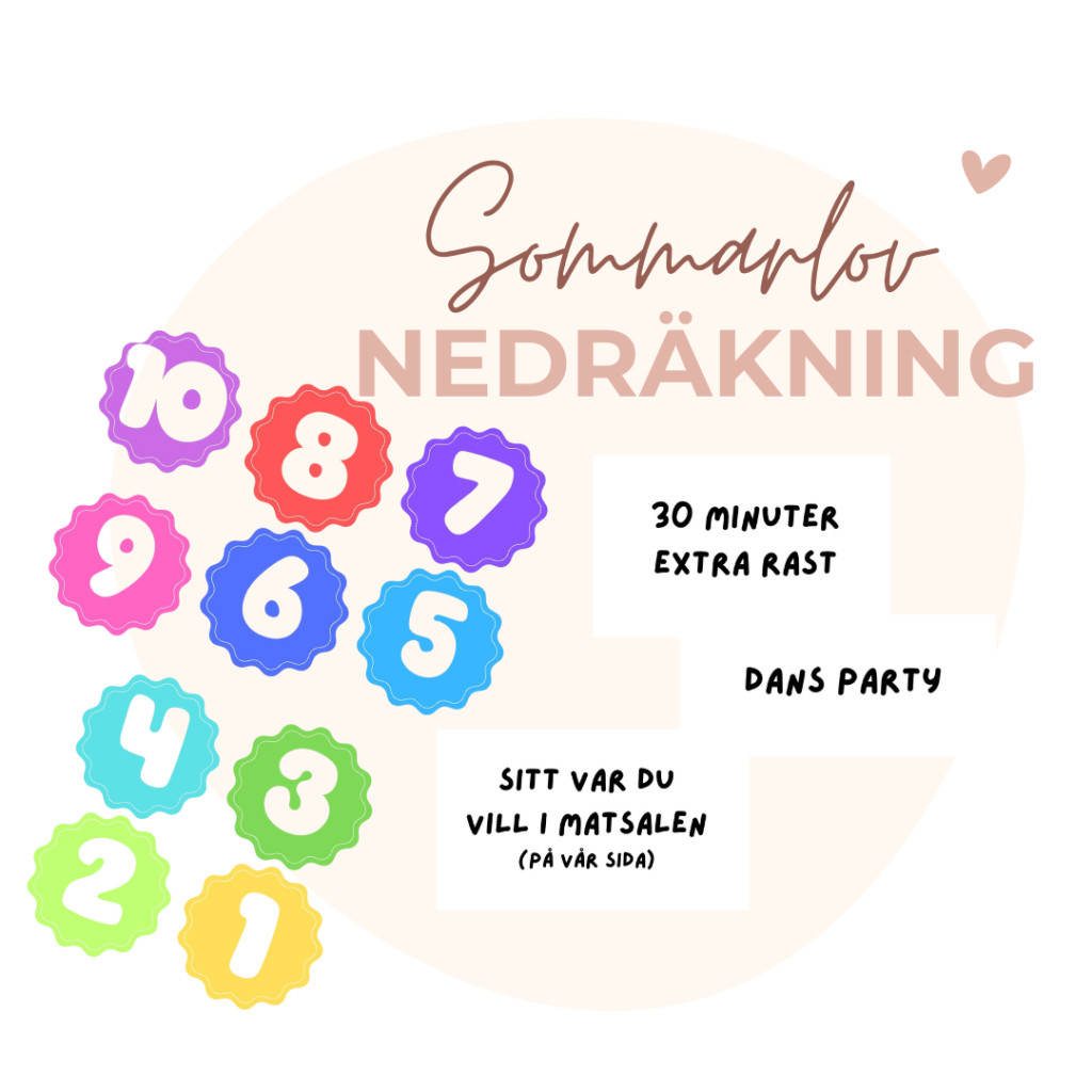 Uppdrag till ballonger – Sommarlov nedräkning