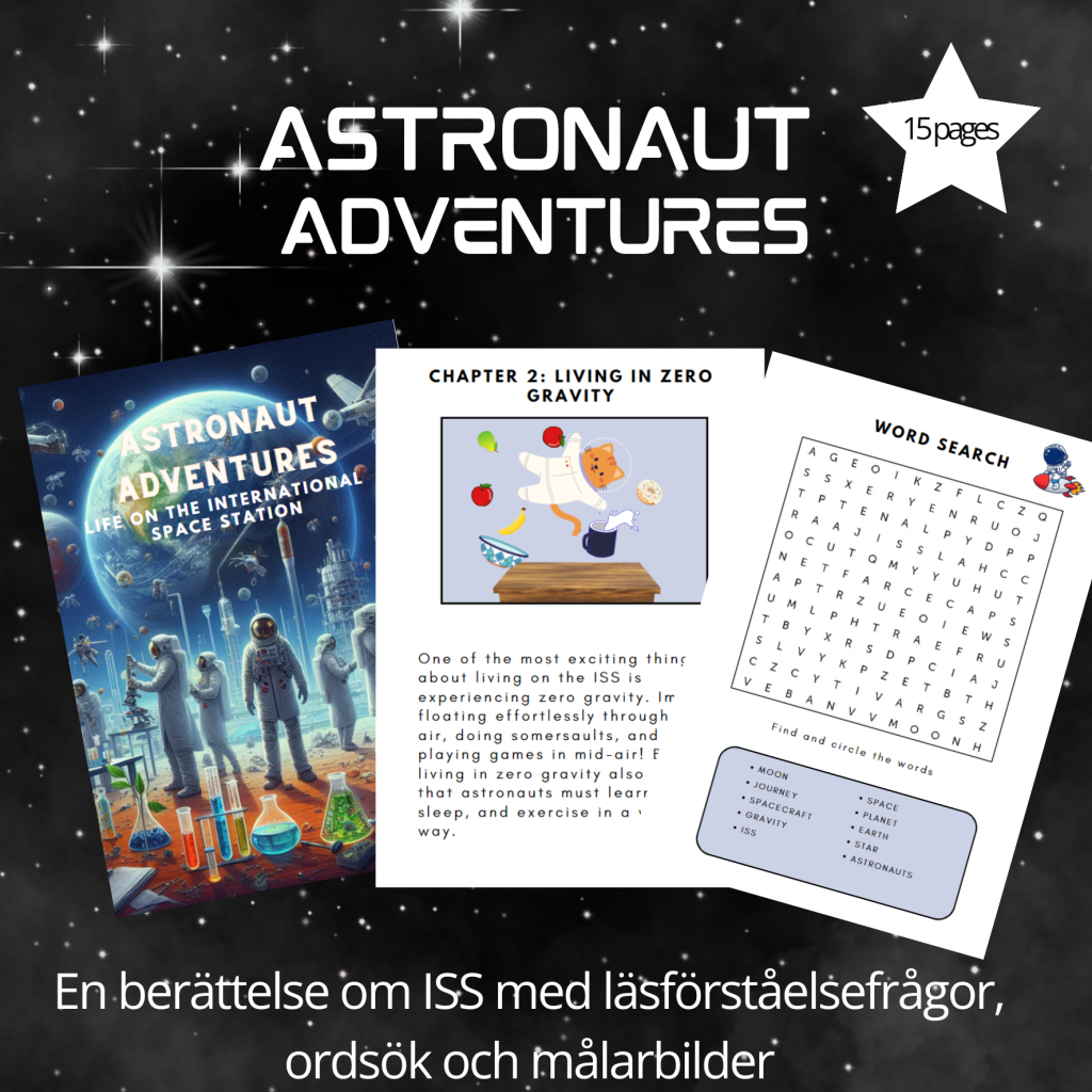 Astronaut adventures – en bok om ISS