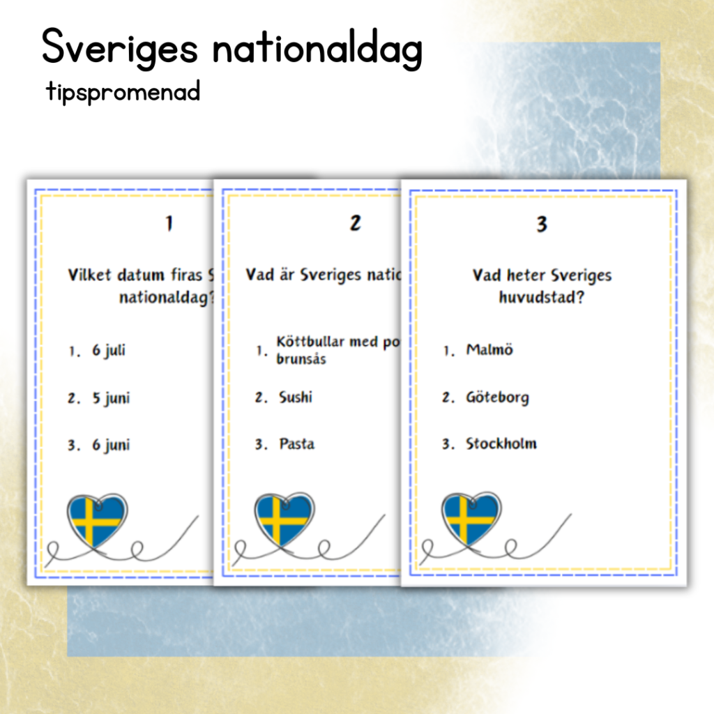 Tipspromenad Sveriges nationaldag
