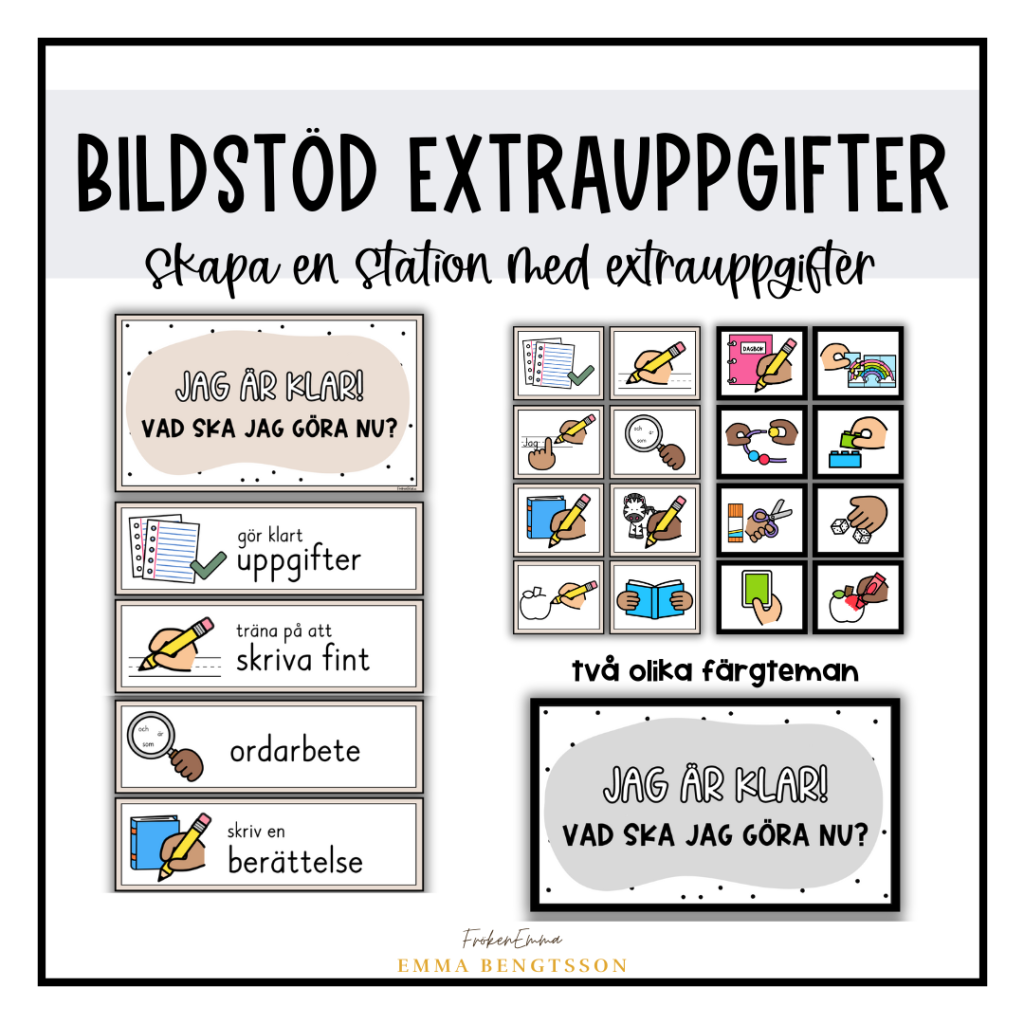 Bildstöd: extrauppgifter
