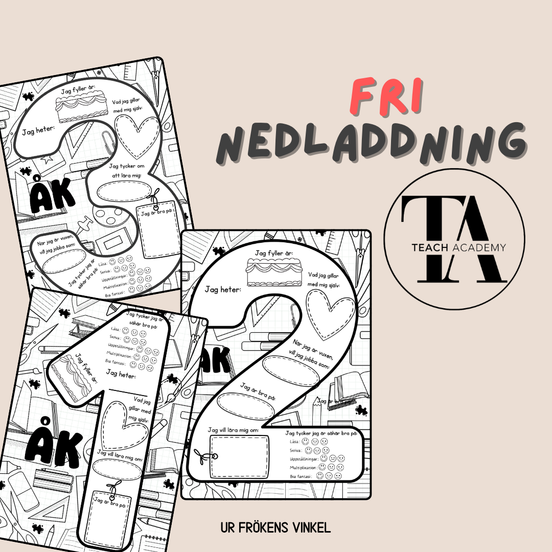 Om mig, från elev till lärare