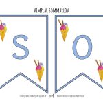 Vimplar sommarlov och glad sommar - bild 2