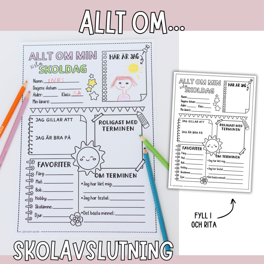 Allt om min sista skoldag