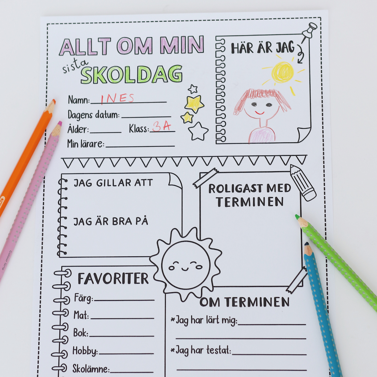 Allt om min sista skoldag