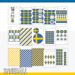 Sveriges nationaldag – dekorationer - bild 2