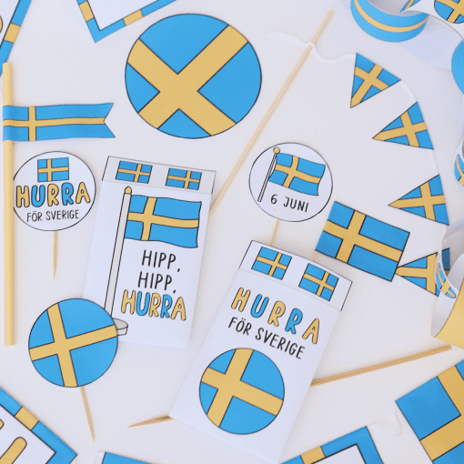 Sveriges nationaldag - dekorationer