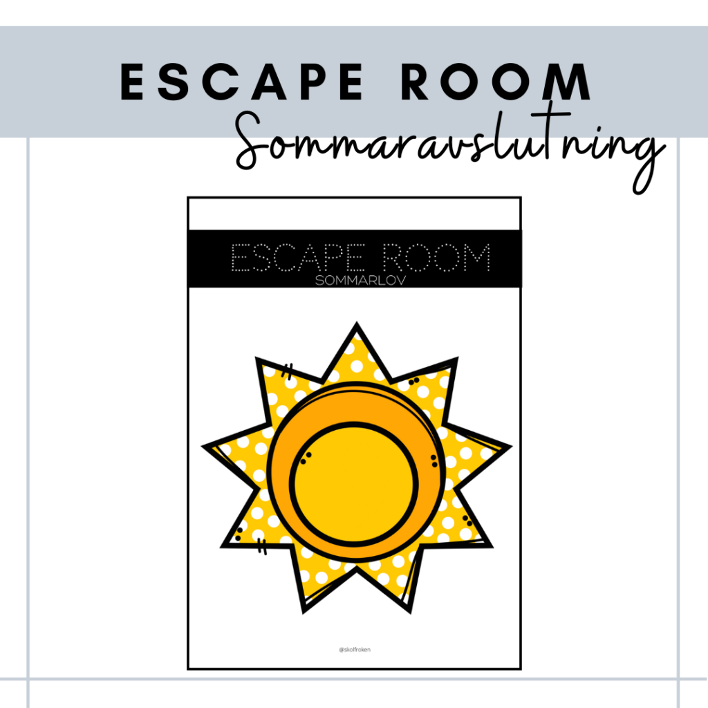 Escape room – sommarlov