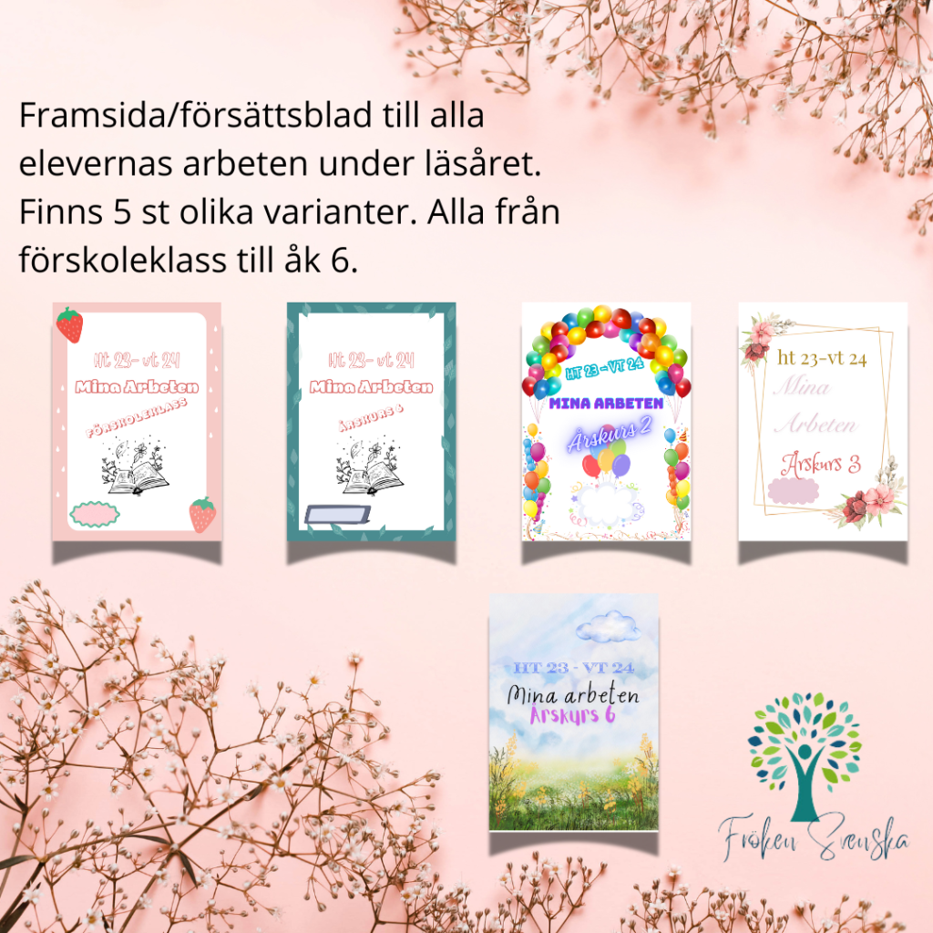 Framsida Årets arbeten