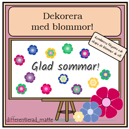 Dekorera klassrummet med blommor