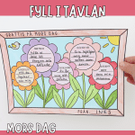 Mors dag-pyssel: fyll i blommorna - bild 1
