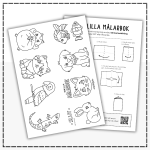 Min lilla målarbok- husdjur - bild 3