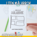 Min lilla målarbok – Sveriges nationaldag - bild 1