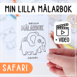 Min lilla målarbok- safari - bild 1