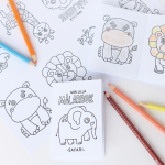 Min lilla målarbok- safari - bild 3