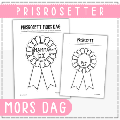 Pyssel till mors dag - prisrosett