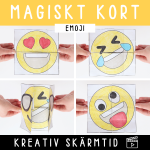 Magiskt kort- tema emoij (mallar och video) - bild 1