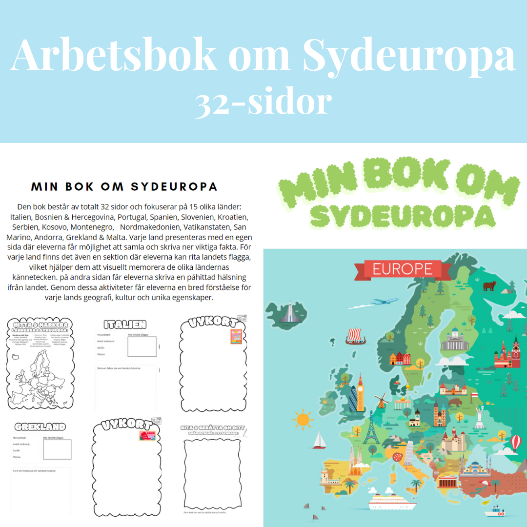 Arbetsbok om Sydeuropa