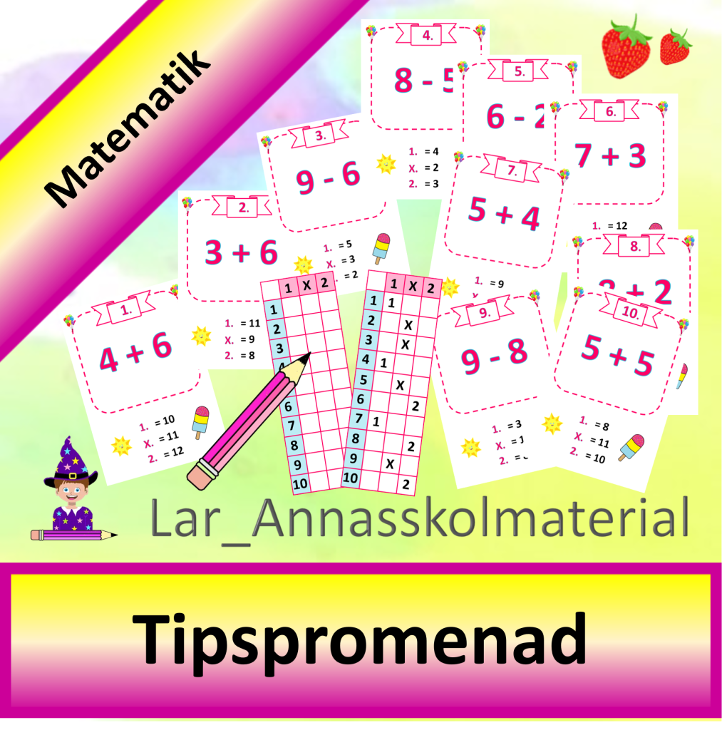 Tipspromenad matematik 1-10
