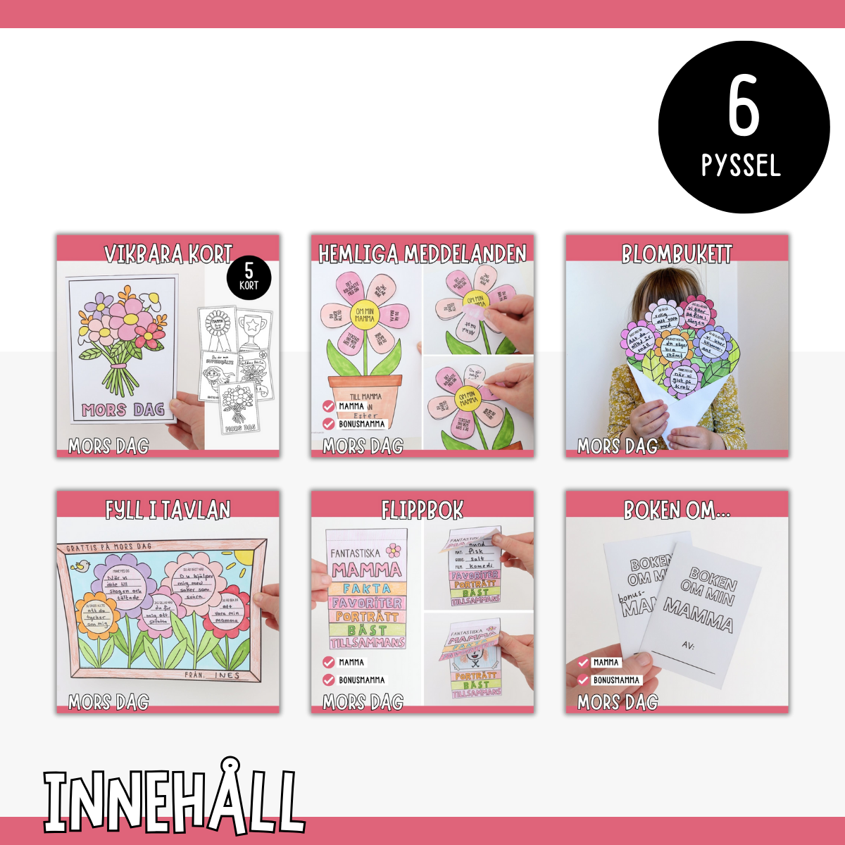 Pysselpaket: mors dag