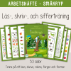 Arbetshäfte bokstäver och siffror - Tema Småkryp