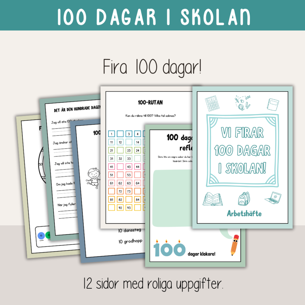 Fira 100 skoldagar – Arbetshäfte