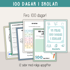 Fira 100 skoldagar - Arbetshäfte