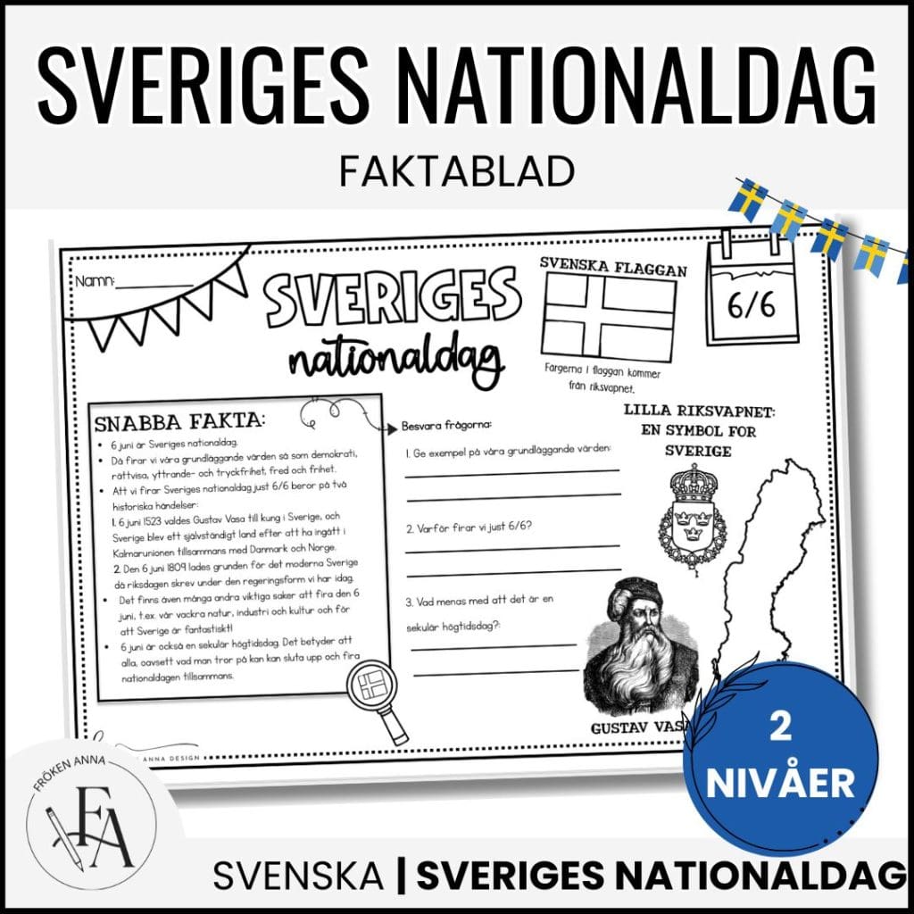 Sveriges nationaldag | Faktablad