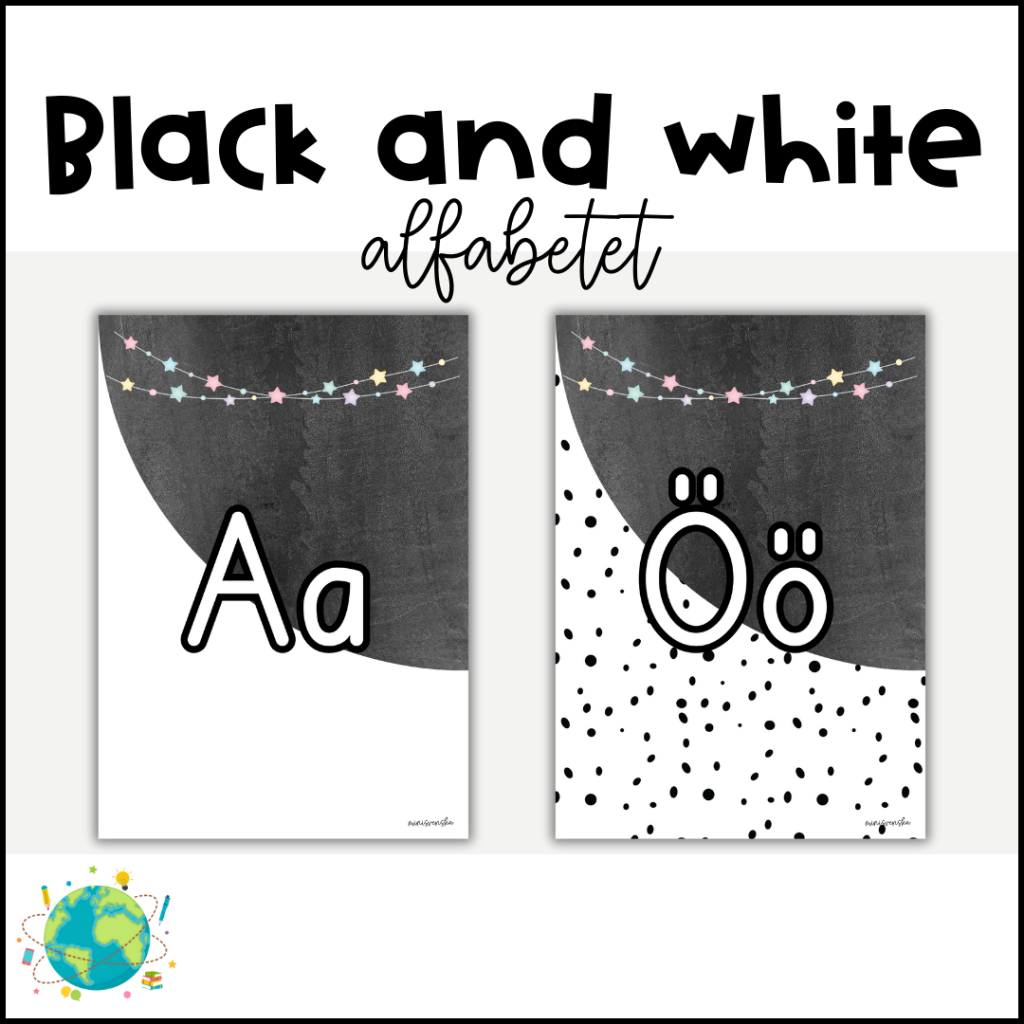 Black and white – Alfabetet
