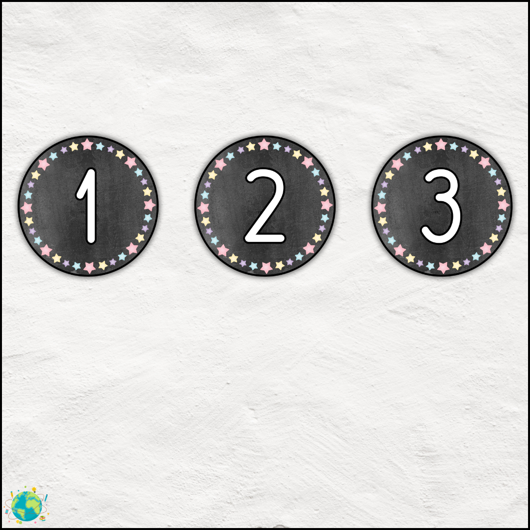 Black and white - Siffror 0-20 runda