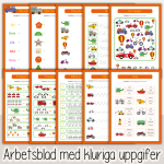 Arbetshäfte bokstäver och siffror – Tema Transport - bild 2