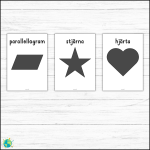 Black and white – Geometri - bild 2