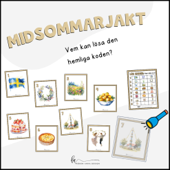 Midsommarjakt / Skattjakt tema midsommar