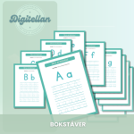 Arbetshäfte bokstäver och siffror – Tema Katter - bild 3