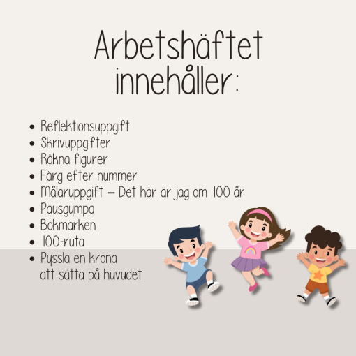 Fira 100 skoldagar - Arbetshäfte