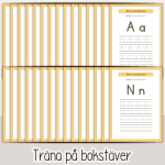 Arbetshäfte bokstäver och siffror – Tema Safari - bild 3