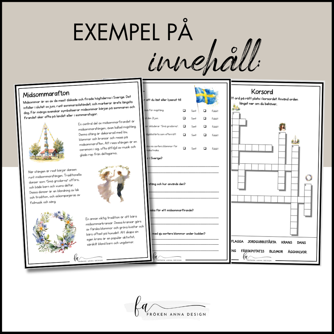 Läsförståelse: Midsommar