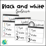 Black and white – Ljudnivå - bild 1