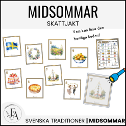 Midsommarjakt / Skattjakt tema midsommar