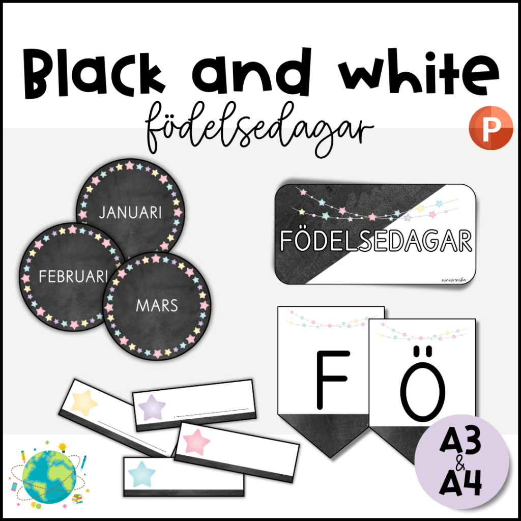 Black and white – Födelsedagar