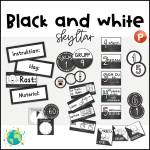 Black and white – Skyltar - bild 1