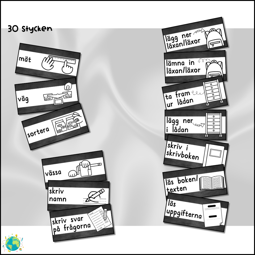 Black and white - Skyltar