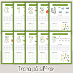 Arbetshäfte bokstäver och siffror – Tema Småkryp - bild 4