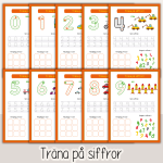 Arbetshäfte bokstäver och siffror – Tema Transport - bild 4