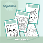 Arbetshäfte bokstäver och siffror – Tema Katter - bild 5