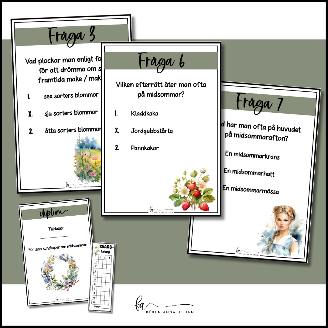 Tipspromenad: Midsommar