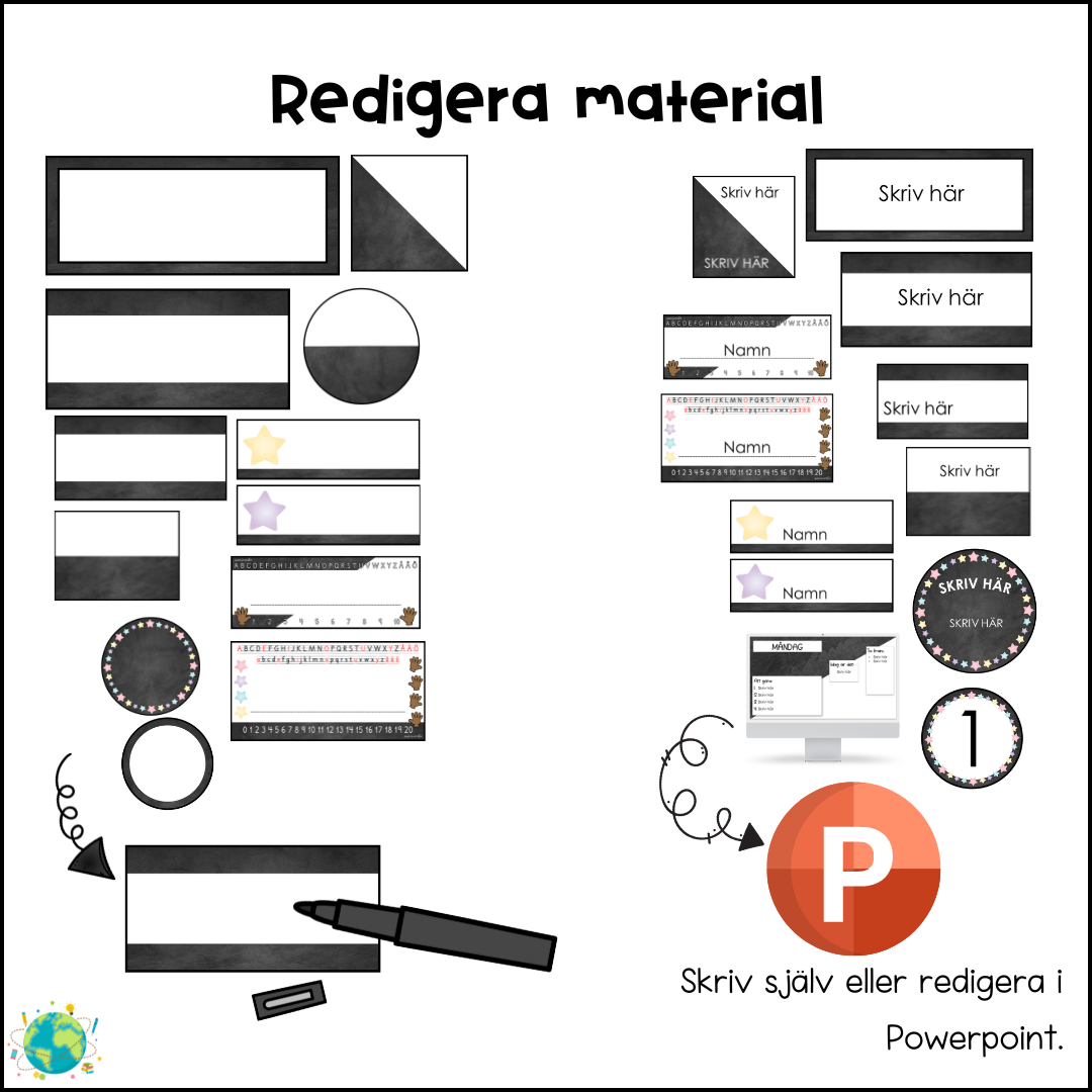 Black and white - Paket