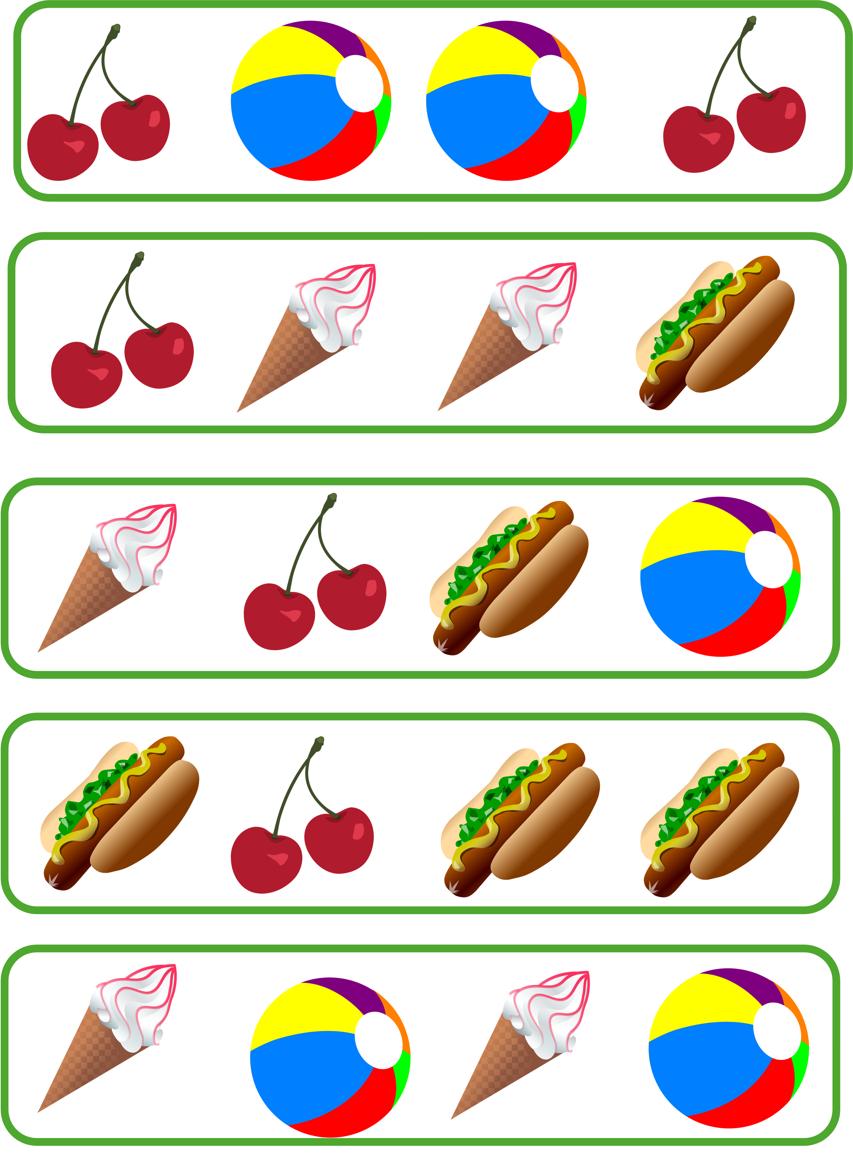Härma mönstret - sommaren