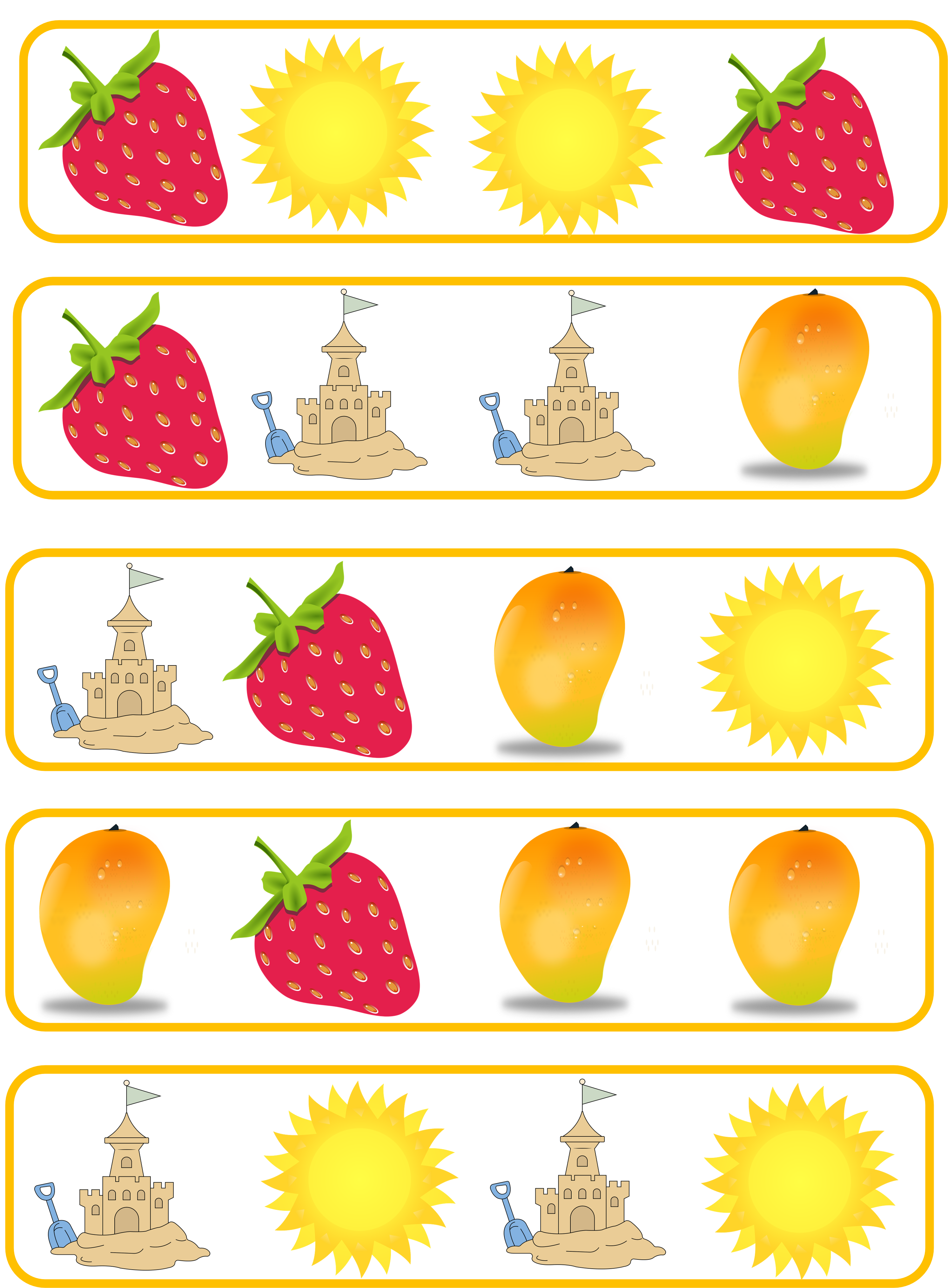 Härma mönstret - sommaren