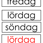 Kalender textkort - bild 3